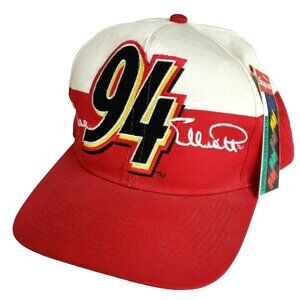 Vintage Snap On Tools NASCAR Hat Bill Elliott 94 Red Ball Cap Snapback 90s NWT